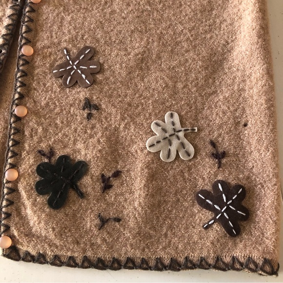 Wool Vest Vintage 90’Sag Harbor Boiled Wool Vest S - Picture 9 of 11